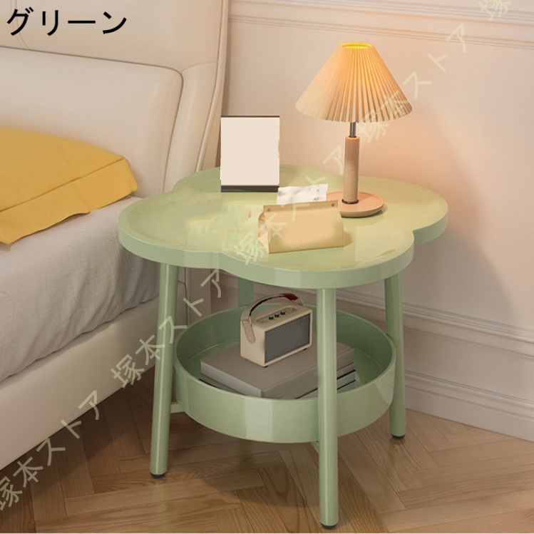 桜材サイドテーブル　コーヒーテーブル　ナイトテーブル　観葉植物置き台 サイトテーブル ナイトテーブル トレイテーブル ソファサイドテーブル
