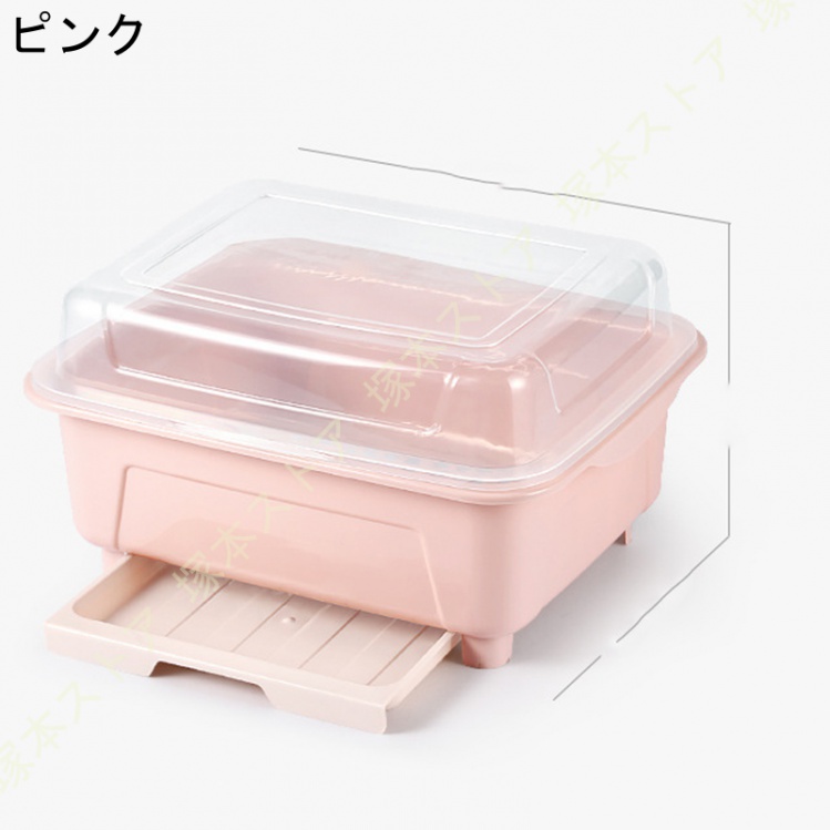 水切りラック カップ収納 食器収納 水切り 蓋付き カップラック 小物整理 キッチンツール 収納ボックス お手入れ簡単 多機能 防塵 水切りラック 抗菌 清潔 |  | 01