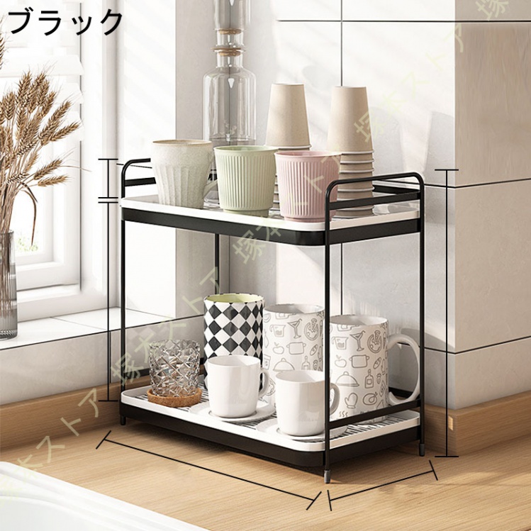 キッチンラック 食器棚 ミニ 調味料ラック スリム 卓上 スパイスラック 収納 棚 キッチン カウンター上収納 小型 小さい キッチン上収納 カウンター上収納棚 |  | 02