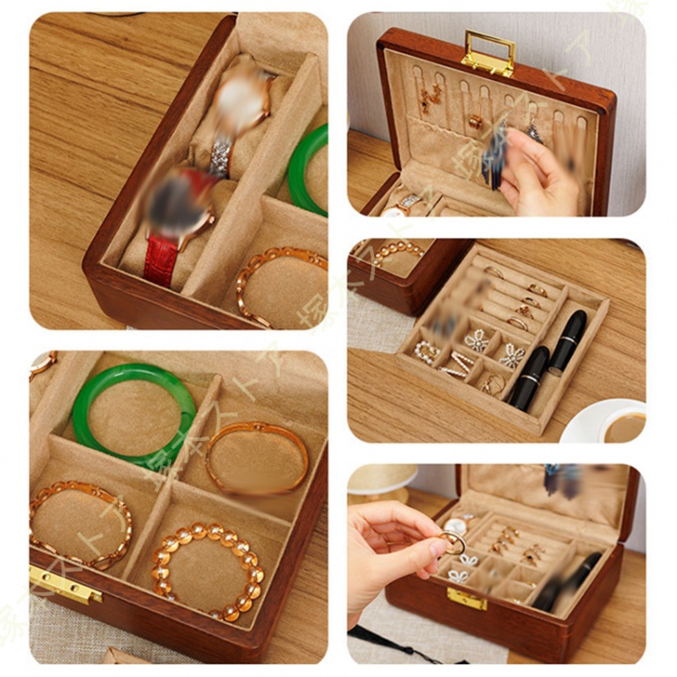 木製 ジュエリーボックス 大型 指輪 ネックレス 腕時計 イヤリング 多