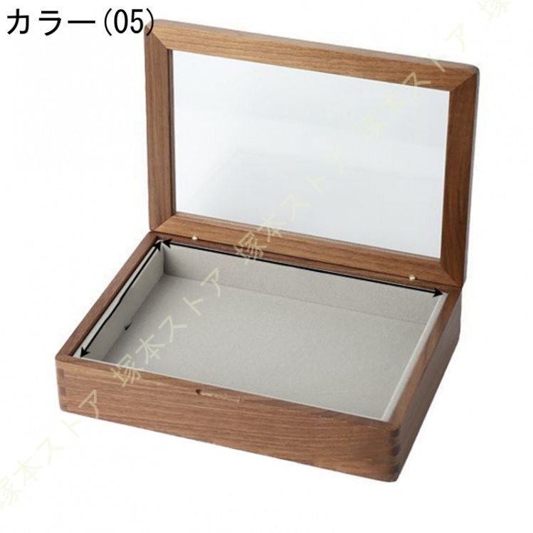 木製　ジュエリーボックス アクセサリーケース 木製 ジュエリーボックス ピアス ネックレス