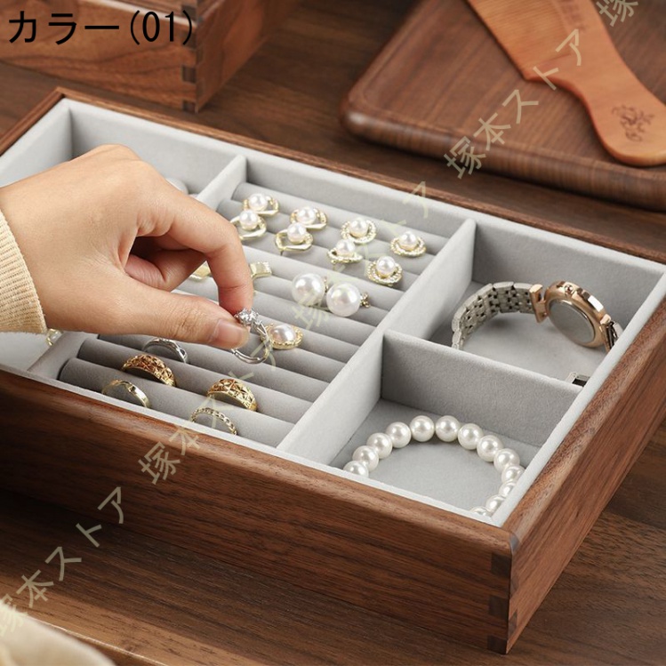 ジュエリーボックス アクセサリー 収納 女性 雑貨 小物入れ 便利 プレゼント おしゃれ アクセサリーケース イヤリング ネックレス ピアス 指輪 大容量 携帯_1