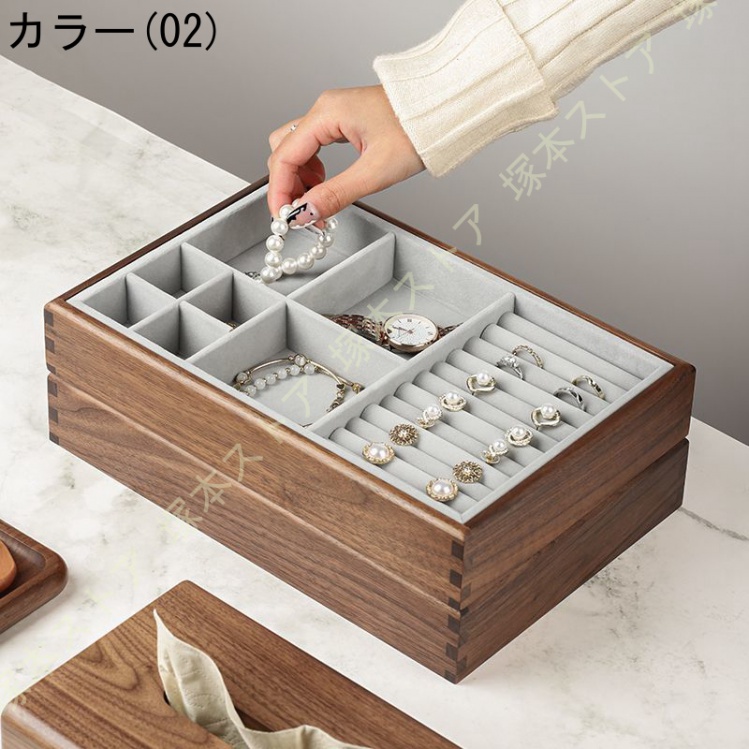 ジュエリーボックス アクセサリー 収納 女性 雑貨 小物入れ 便利 プレゼント おしゃれ アクセサリーケース イヤリング ネックレス ピアス 指輪 大容量 携帯_2