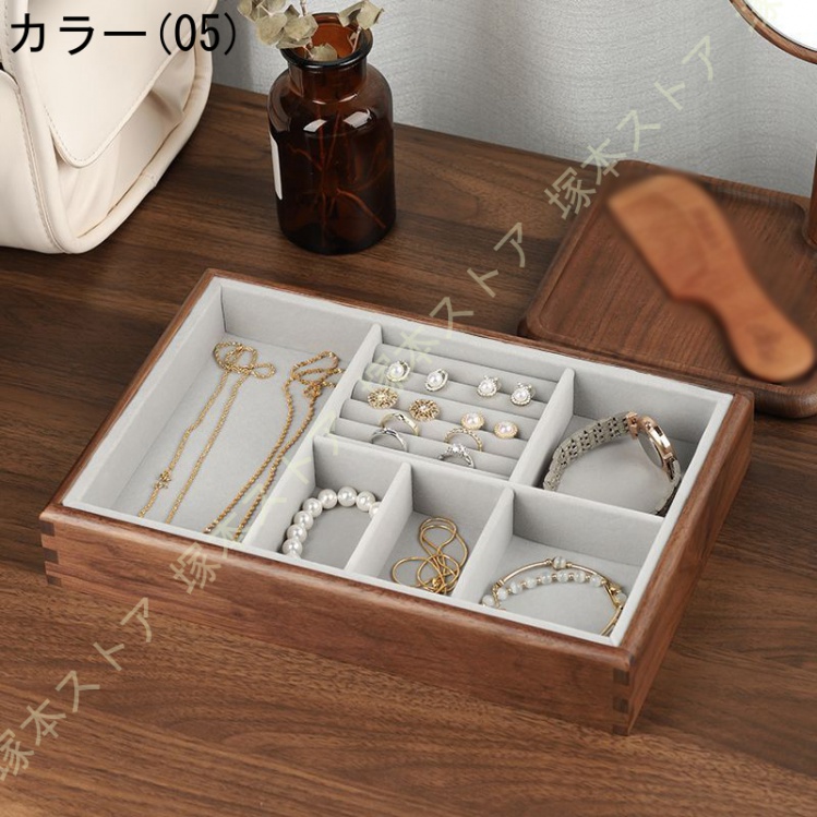 ジュエリーボックス アクセサリー 収納 女性 雑貨 小物入れ 便利 プレゼント おしゃれ アクセサリーケース イヤリング ネックレス ピアス 指輪 大容量 携帯_5