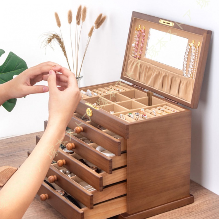 アクセサリーケース ジュエリーボックス アクセサリー 収納 木製