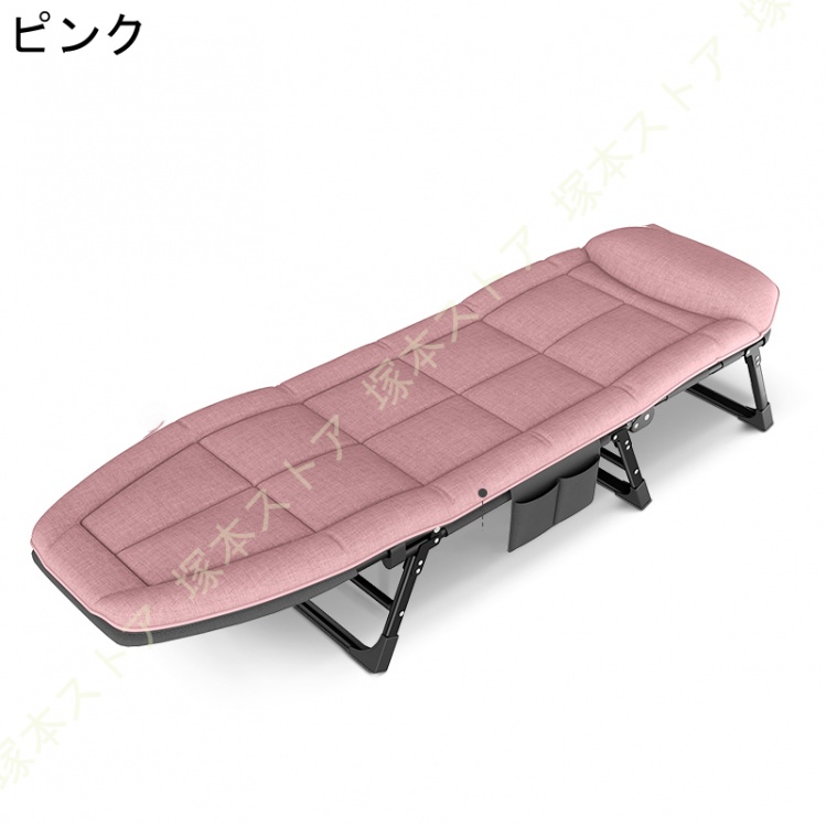 折りたたみベッド シングル コンパクト リクライニング 簡易ベッド 耐