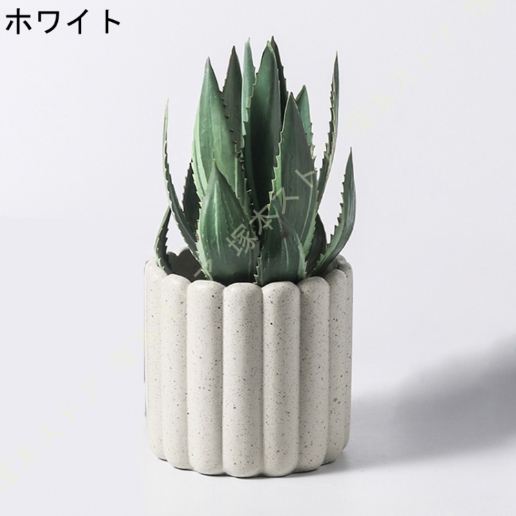 軽量ホワイトセメント風鉢　2個セット 軽量ホワイトセメント風鉢 2個セット 【公式通販】