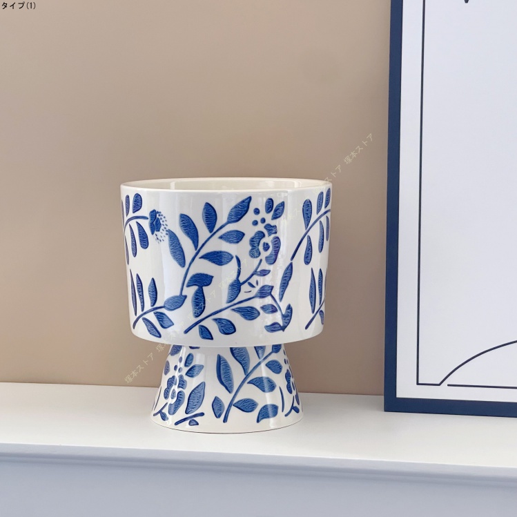 青花（鉢、プランター）｜庭、ガーデニング | DIY、工具 のおすすめ 