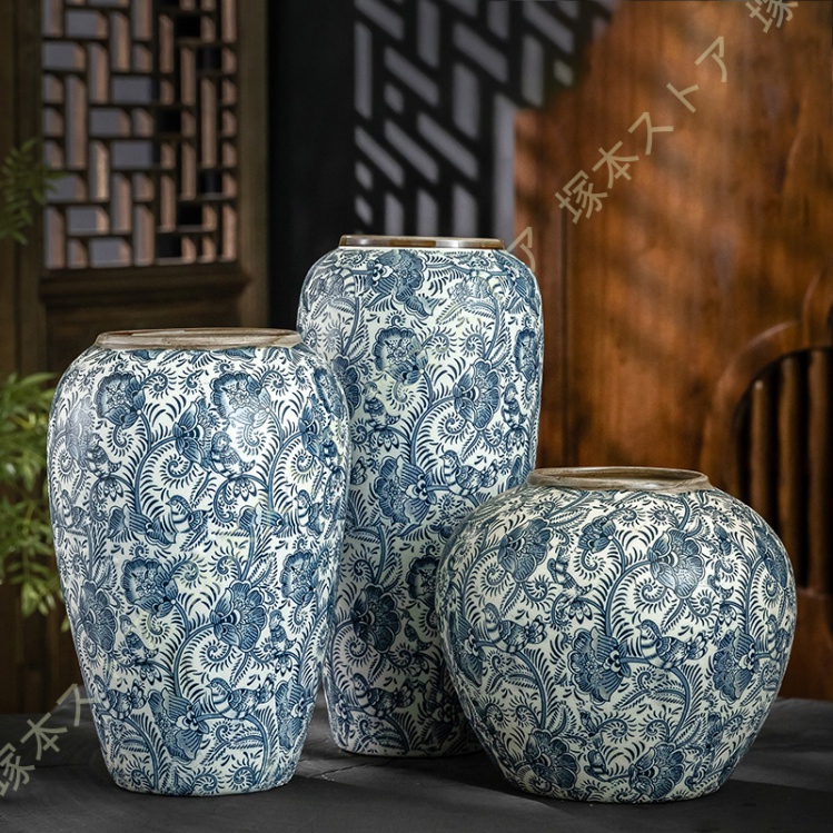 【希少！！】 鉢植え 排水孔付き 中国風 レトロ 植木鉢 テラコッタ 盆栽鉢 工芸品