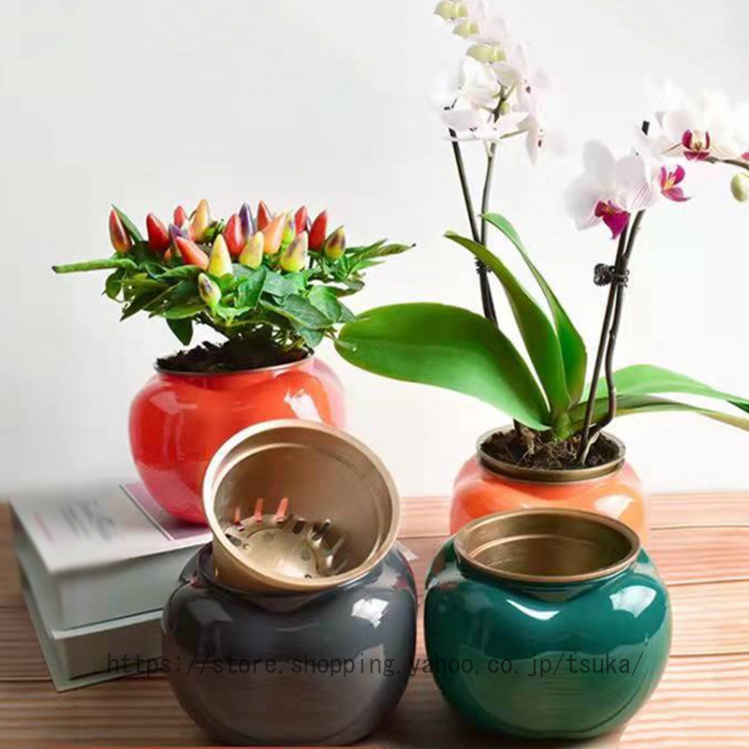 植木鉢 プラスチック プランター 小型 怠け者の植木鉢 北欧