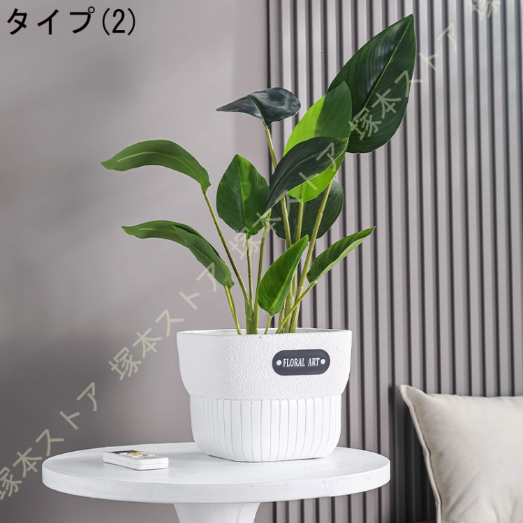 北欧 おしゃれ 植木鉢 セメント製 抜き穴付き シンプル 大口径 円形 大型 多肉ポット 水 モダン 室内 客間の盆栽 ヨーロッパ調 スタイル 玄関 民宿 装飾_2