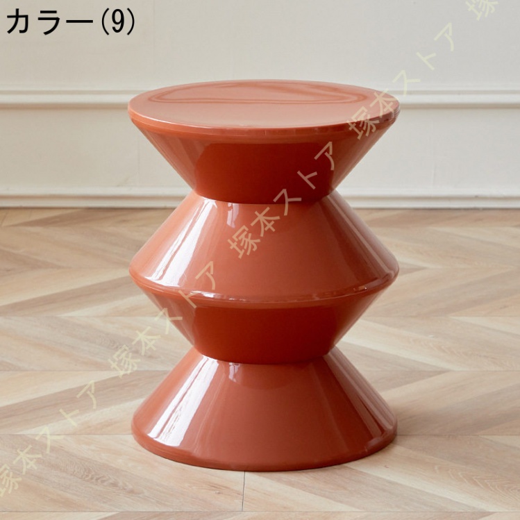 ジグザグスツール サイドテーブル チェア スツール 花台 プランター