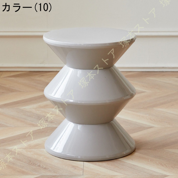 ジグザグスツール サイドテーブル チェア スツール 花台 プランター