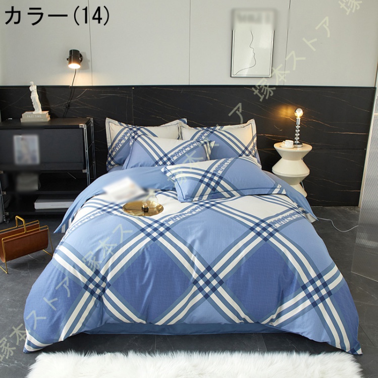 寝具カバーセット 綿100% 敷き布団カバー 掛ふとんカバー 花柄 姫系カバー4点セット 布団カバーセット 掛布団カバー 掛け布団カバー フラットシーツ 枕カバー |  | 14