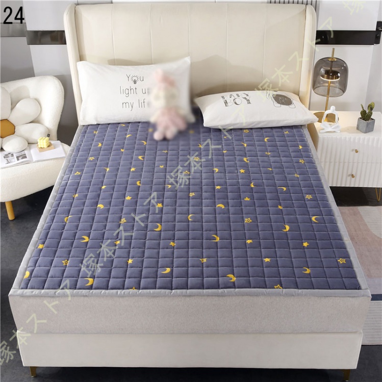 敷きパッド 冬 セミダブル 単品 暖かいフランネル なめらか肌触り 春秋 パッドシーツ シングル マットレスパッド 洗濯可 ウォッシャブル 抗菌防臭 防ダニ_5