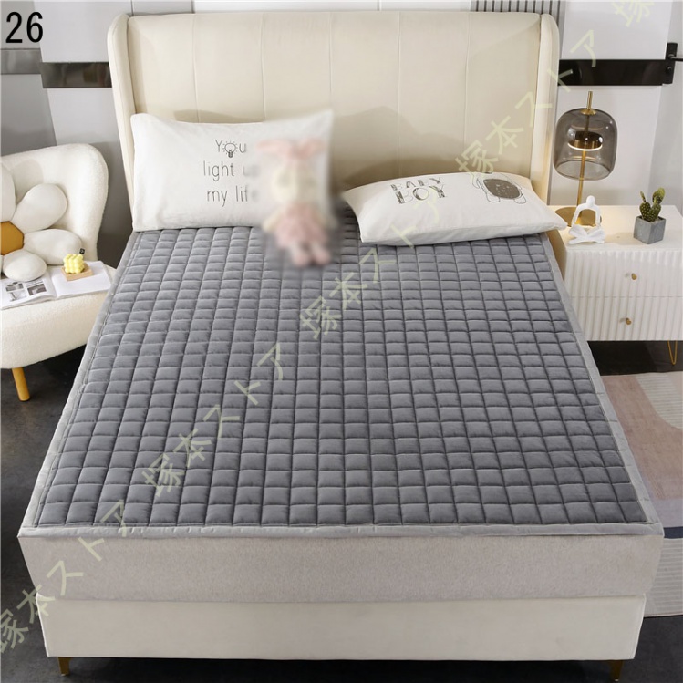 敷きパッド 冬 セミダブル 単品 暖かいフランネル なめらか肌触り 春秋 パッドシーツ シングル マットレスパッド 洗濯可 ウォッシャブル 抗菌防臭 防ダニ_7