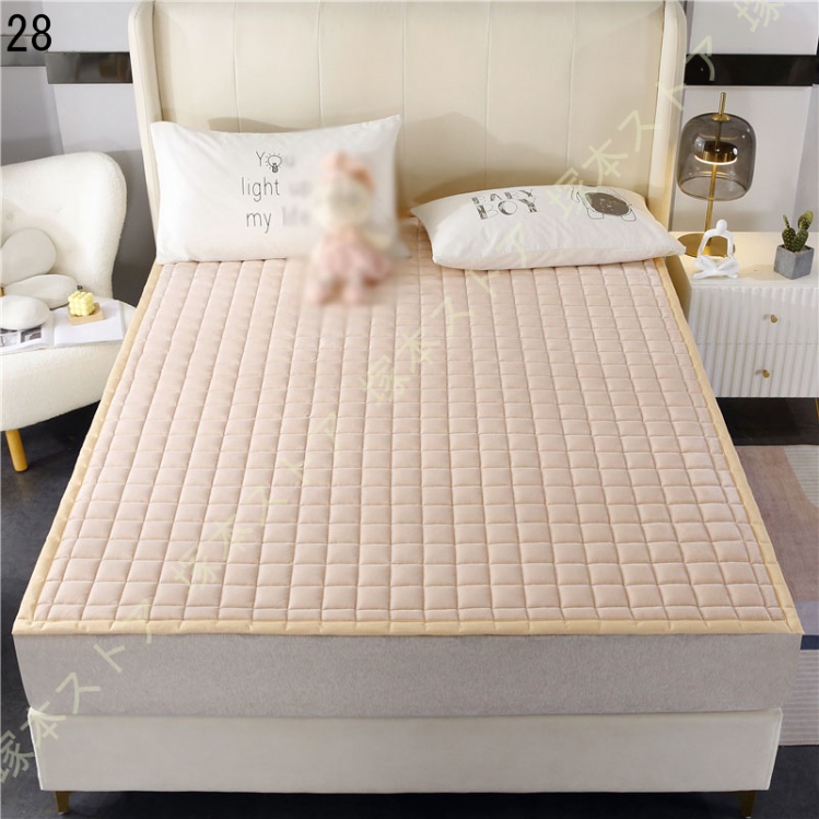 敷きパッド 冬 セミダブル 単品 暖かいフランネル なめらか肌触り 春秋 パッドシーツ シングル マットレスパッド 洗濯可 ウォッシャブル 抗菌防臭 防ダニ_9