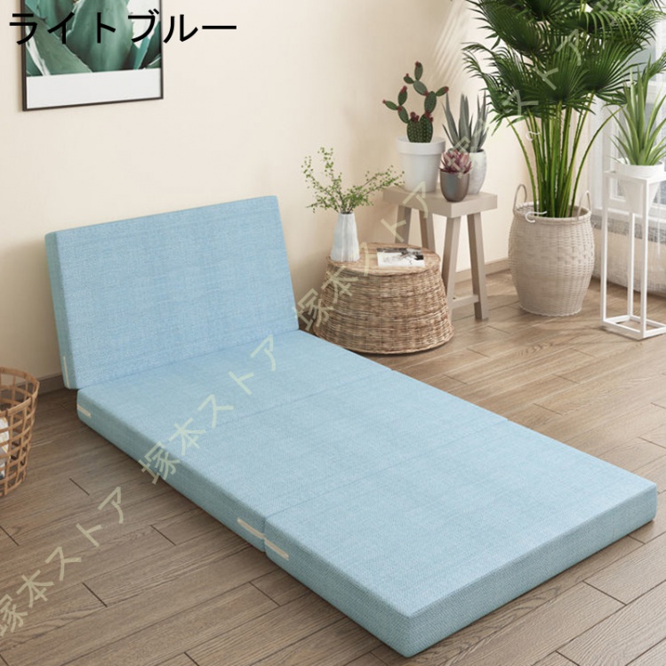 マットレス 折りたたみ 高反発 シングル 4つ折り 厚さ10cm 敷きパッド