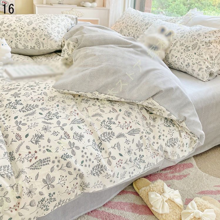 ベッドカバー シングル 3点セット コットン 掛け布団カバー ボックス