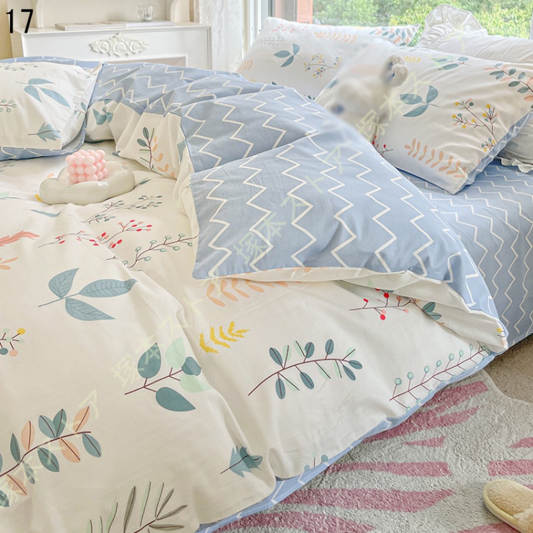 ベッドカバー シングル 3点セット コットン 掛け布団カバー ボックス