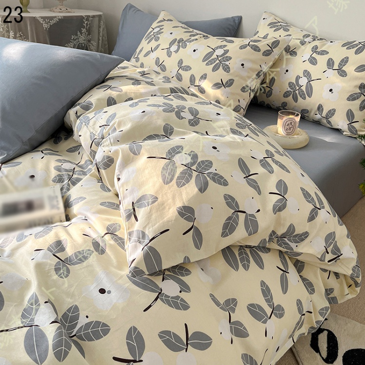 YARN HOME 3点セット　シングル　デュベカバー　ボックスシーツ　枕カバー LOWYA 掛布団カバー ボックスシーツ 枕カバー 3点セット S
