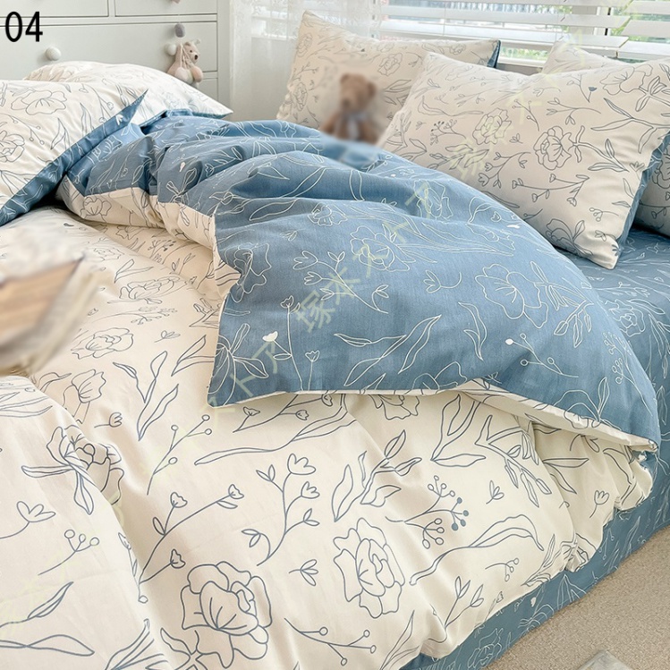 ベッドカバー シングル 3点セット コットン 掛け布団カバー ボックス