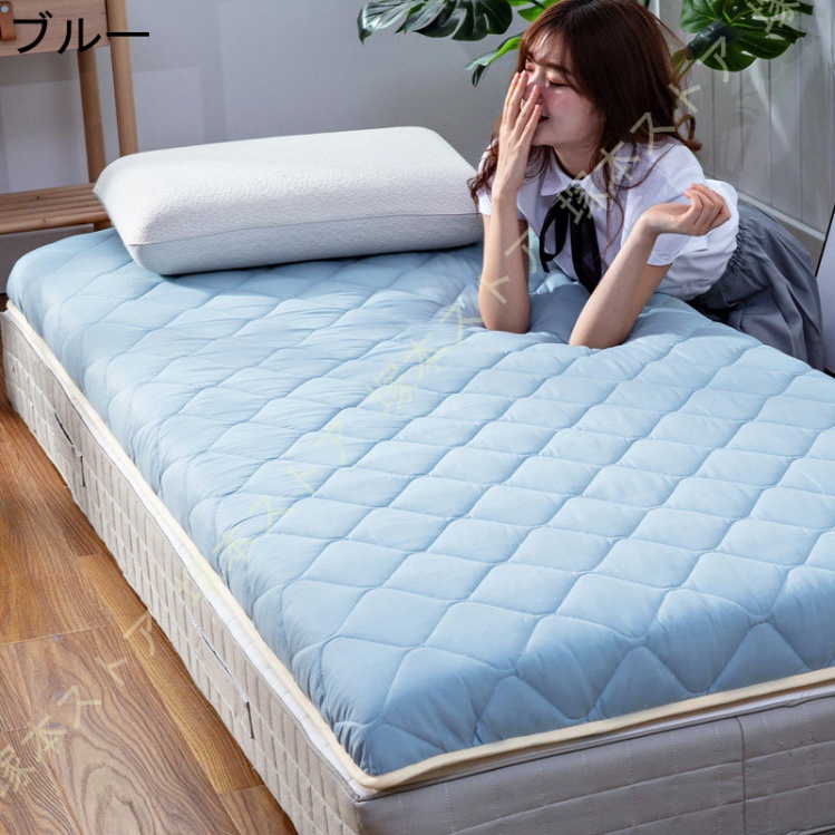 極厚 敷布団 ジュニア 90×190cm ボリューム 敷き布団 固綿入り 底付き