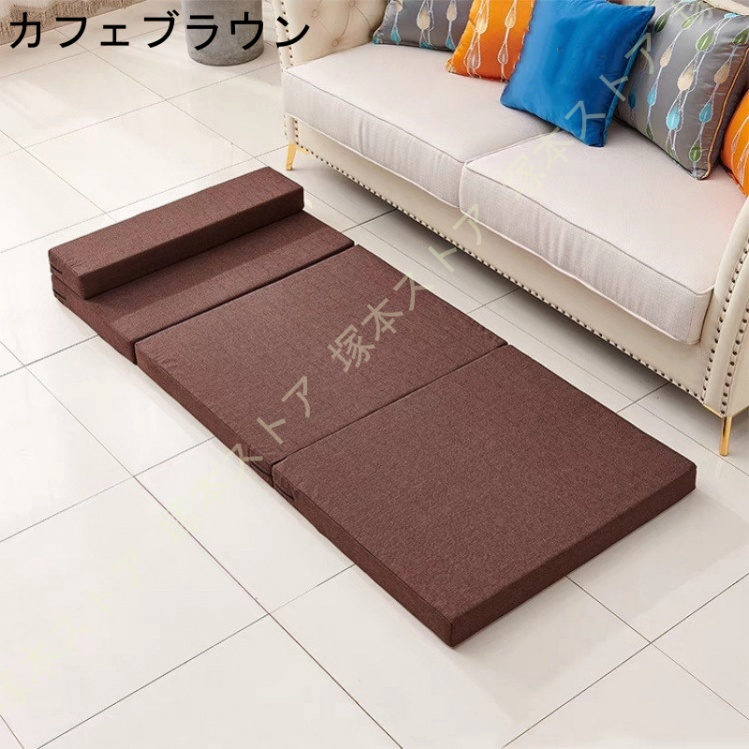 マットレス セミシングル 幅80cm 四つ折り 折りたたみ 10cm 極厚 高