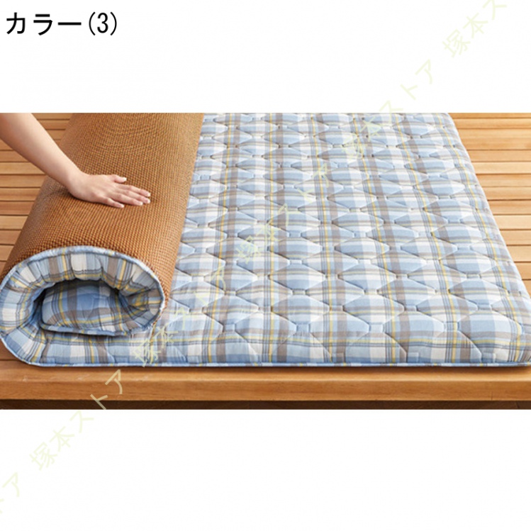 高反発マットレス 厚約6 ベットマット 敷き布団 敷布団 通気性 両面使用可能 冬用と夏用 ポリエステル表面＋ラタン表面 接触冷感 マットレス 寝心地いい_3