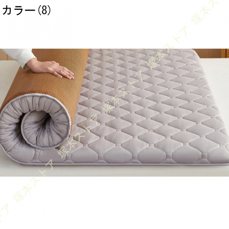 高反発マットレス 厚約6 ベットマット 敷き布団 敷布団 通気性 両面使用可能 冬用と夏用 ポリエステル表面＋ラタン表面 接触冷感 マットレス 寝心地いい_8