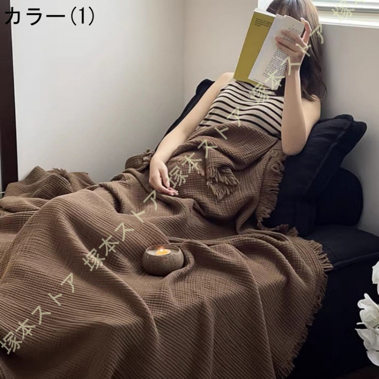 無添加ガーゼケット リバーシブル タオルケット 綿100% ダブルサイズ