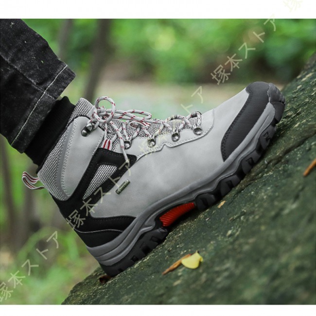 お買得 登山靴 スニーカー トレッキングシューズ メンズ スポーツシューズ 登山 ランニング 24.5cm〜28.5cm 大きいサイズ ハイカット  ジョギングシューズ カジュアル 日常着用