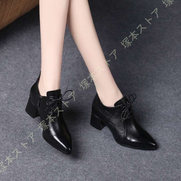 レースアップシューズ レディース オックスフォード エナメル パンプス