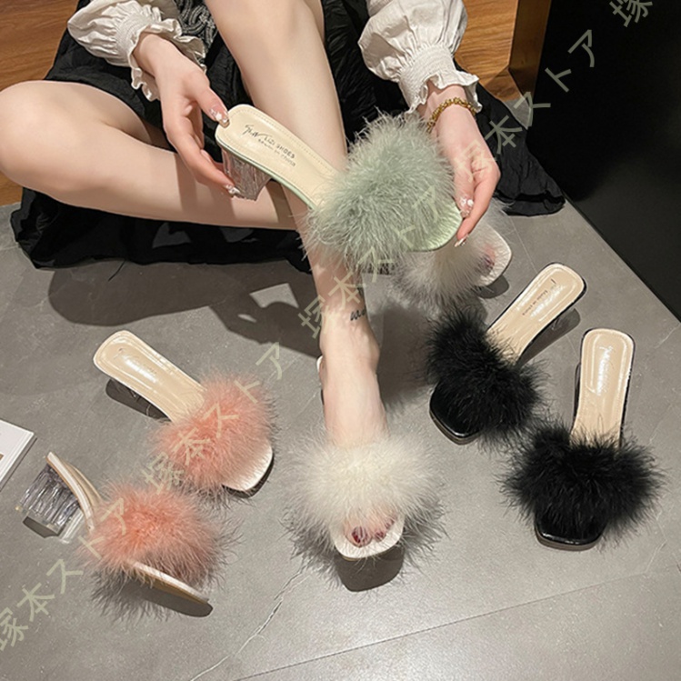 セリーヌ サンダル コピー 可愛い もこもこ トリオンフ ファー