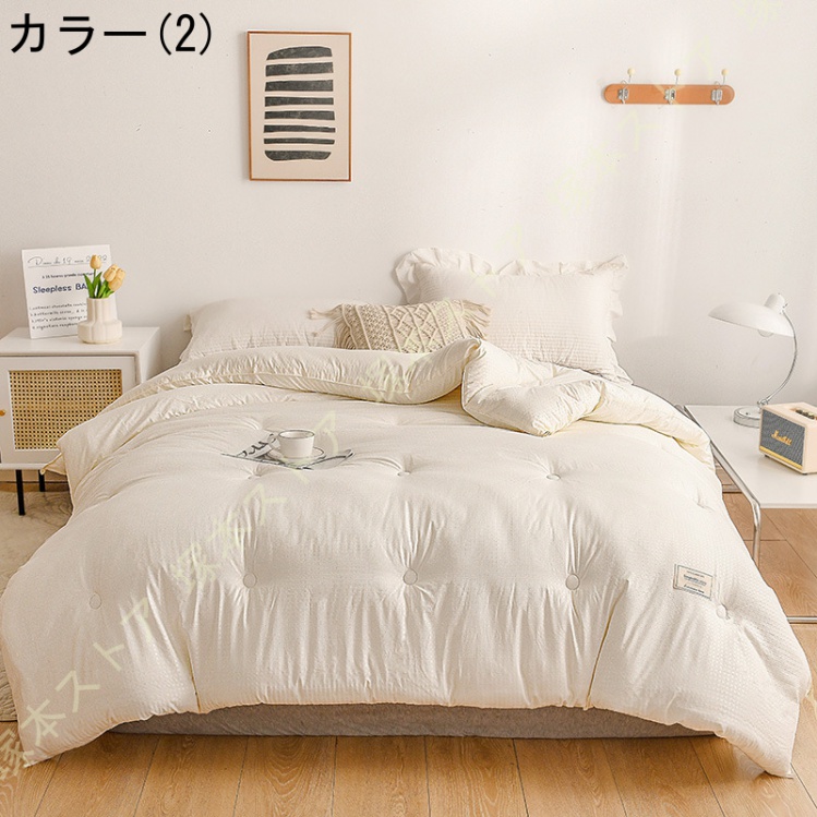 掛け布団 ダブル 高い保温性 肌触りふわふわ 掛けふとん 冬布団 ホコリ出にくい 軽量 無臭 速乾 冬用かけ布団 かけ布団 シングル 冬用 暖かい 冬の布団_2