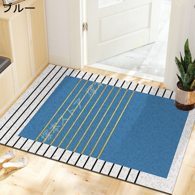 北欧風 玄関マット 泥落とし 屋外 屋内 PVC ビニール おしゃれ フロアマット ドアマット 大判 大きいサイズ 室外 室内 店舗用品 ...