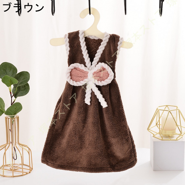 ワンピース　タオル 5枚セット 吸水性の良いドレスタオル 2枚セット ハンドタオル キッチン