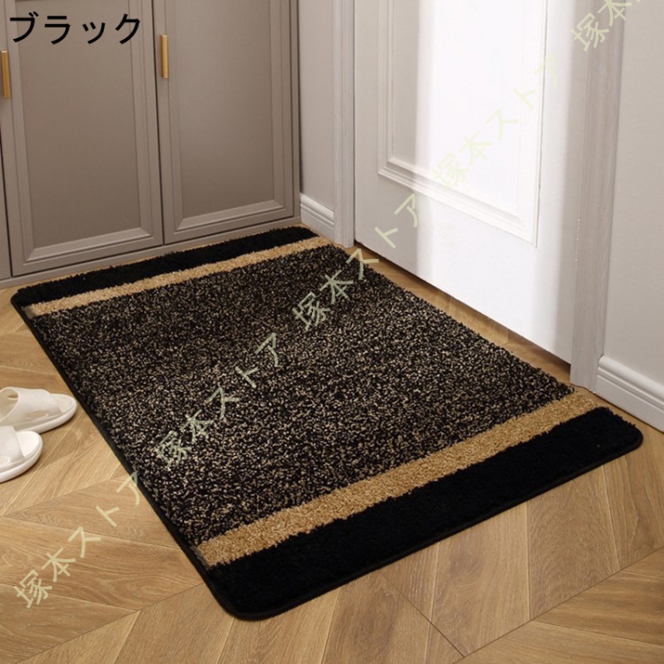 玄関マット おしゃれ ドアマット 屋外 泥落としマット 屋外用 泥落とし 丸洗い 水洗い 洗える 滑り止め フロアマット エントランスマット ...