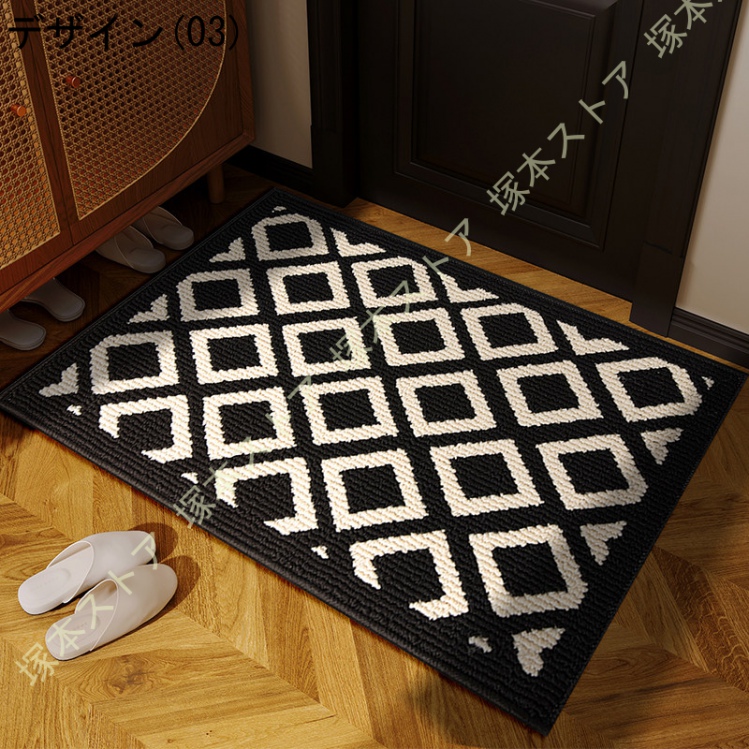 ドアマット 玄関外 屋外用 ウエルカムマット 泥落としマット 玄関マット 大判 おしゃれ 大型 洗える 北欧 大きめ エントランスマット ...