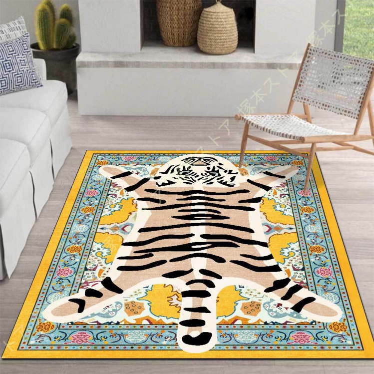 carpet rug ペルシャ柄 160×230 北欧 滑り止め 洗える レッド 81k6zC6d5lL._UF350,350_QL50_.jpg