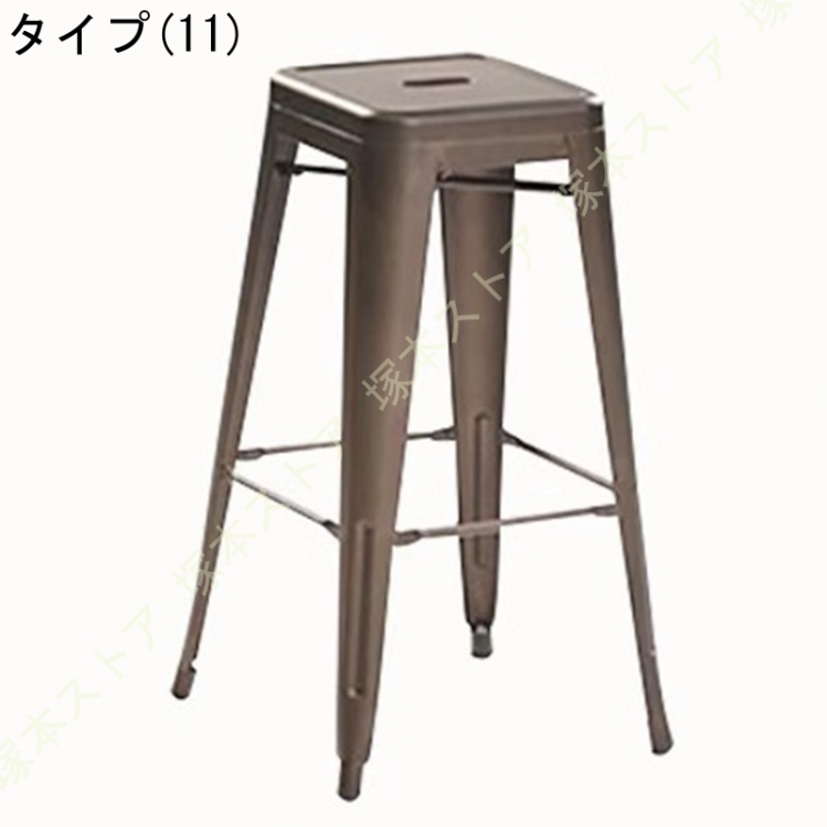 バーチェア ハイスツール スツール 高め カウンタースツール スチールスツール ハイチェア ベランダ ガーデン レトロ調 スタッキングバースツール バーチェア_11