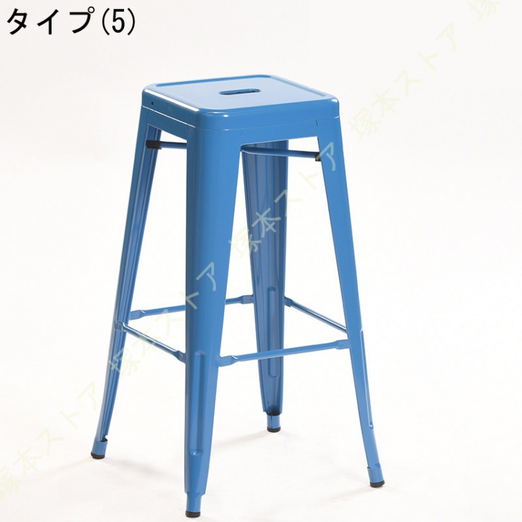 バーチェア ハイスツール スツール 高め カウンタースツール スチールスツール ハイチェア ベランダ ガーデン レトロ調 スタッキングバースツール バーチェア_5