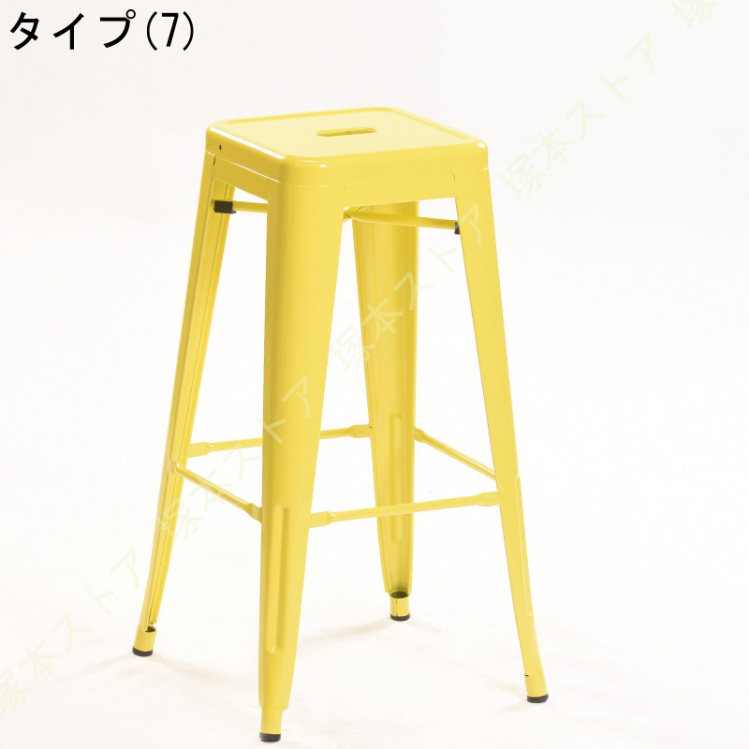 バーチェア ハイスツール スツール 高め カウンタースツール スチールスツール ハイチェア ベランダ ガーデン レトロ調 スタッキングバースツール バーチェア_7