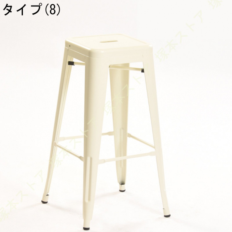 バーチェア ハイスツール スツール 高め カウンタースツール スチールスツール ハイチェア ベランダ ガーデン レトロ調 スタッキングバースツール バーチェア_8