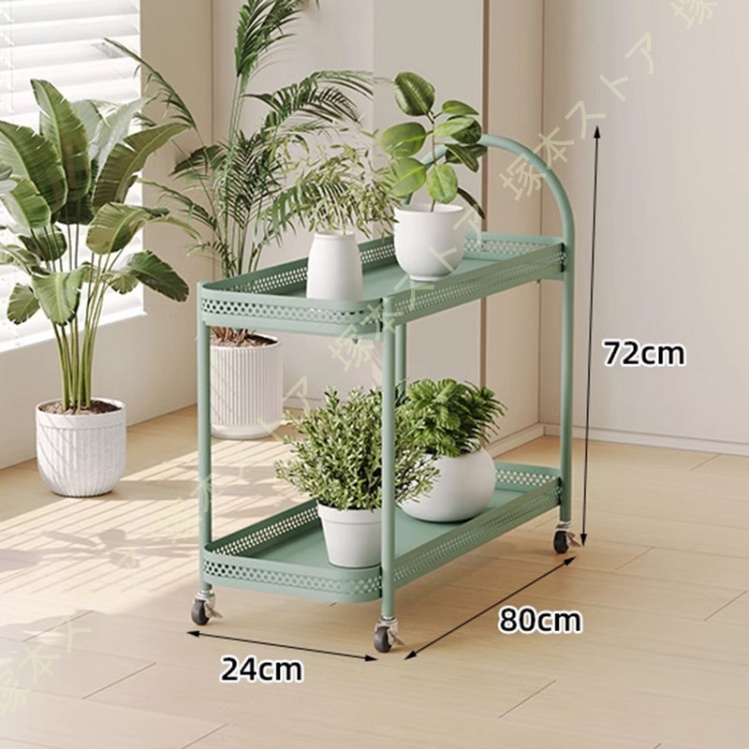 キャスター付き フラワースタンド 花台 プランタースタンド 園芸ラック