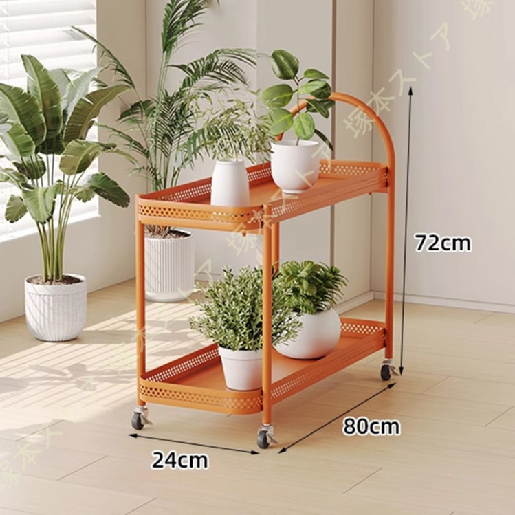 キャスター付き フラワースタンド 花台 プランタースタンド 園芸ラック
