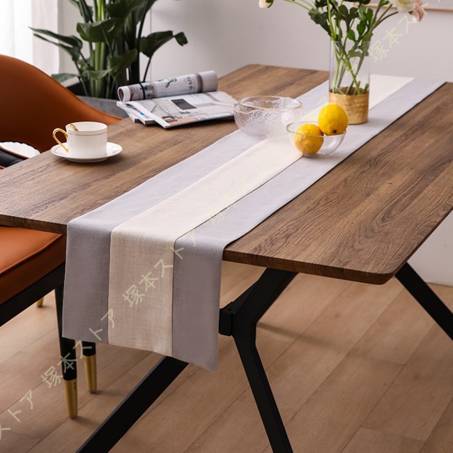 テーブルランナー 和 お正月 モダン 撥水 防汚 断熱 シンプル 食卓