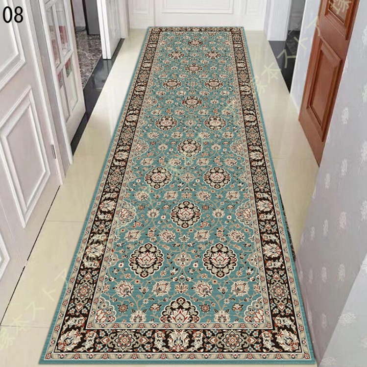 フリーカット ロングカーペット 廊下敷きマット 中華風 廊下
