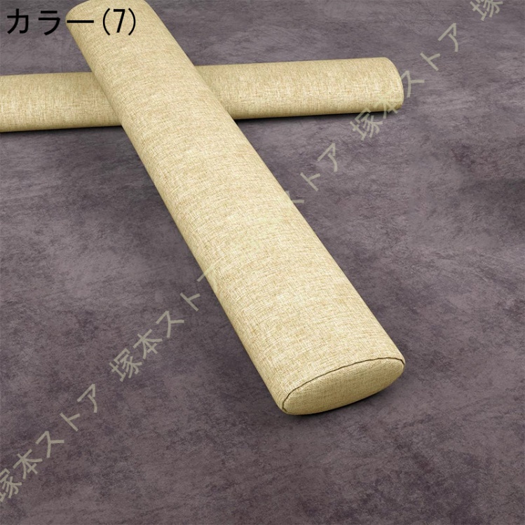 180cm 背当て抱き枕 快眠グッズ ピロー 枕 腰当てクッション 円筒 首枕 ロングクッション 円筒タイプ 肘置き 足置き 洗える枕 綿麻製 通気 取り外し カバーの画像