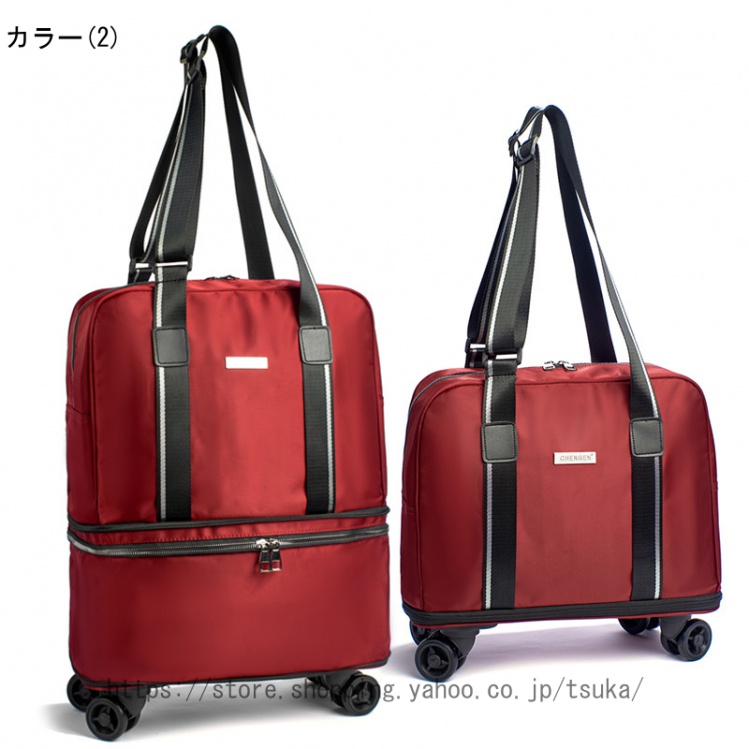 軽量 キャリーバッグ 旅行 機内持ち込み ショッピングカート 4輪 折りたたみ ソフト 大容量 スーツケース 4輪 お買い物カート キャスター付き キャリーケース_2
